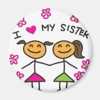 Ich Liebe meine Schwester Magnet