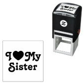 Ich Liebe meine Schwester Permastempel (Beispiel)