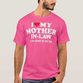 Ich liebe meine Schwiegermutter für den Schwiegers T-Shirt