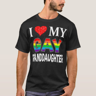 Ich Liebe meine schwule Grandtochter LGBT Lesbian  T-Shirt