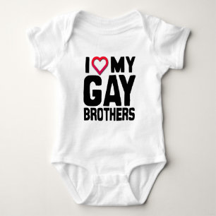 ICH LIEBE MEINE SCHWULEN BRÜDER -.png Baby Strampler