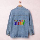 Ich Liebe meine Schwulenschwester Jeansjacke (Hangar)