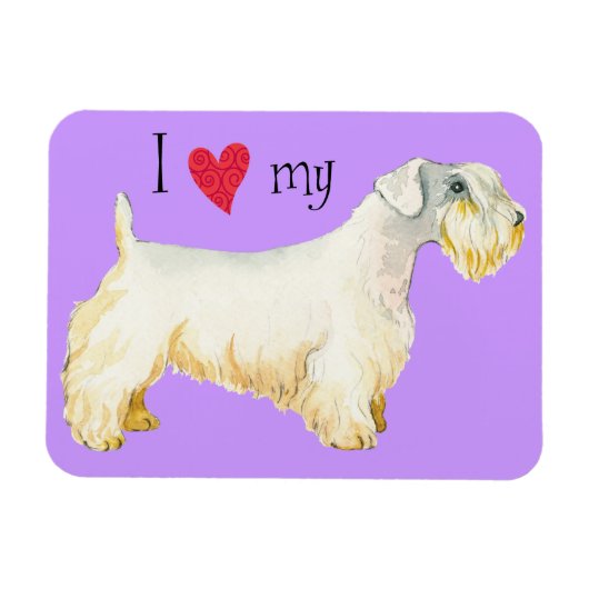 Ich Liebe meine Sealyham Terrier Magnet (Horizontal)