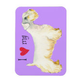 Ich Liebe meine Sealyham Terrier Magnet (Vertikal)