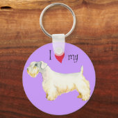 Ich Liebe meine Sealyham Terrier Schlüsselanhänger (Vorderseite)