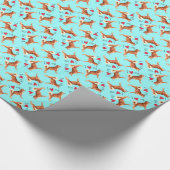 Ich Liebe meine Shiba Inu Geschenkpapier (Ecke)