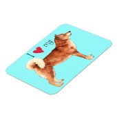 Ich Liebe meine Shiba Inu Magnet (Linke Seite)