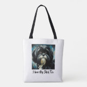 Ich Liebe meine Shih Tzu Tote Tasche (Rückseite)