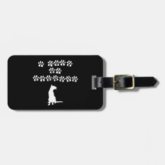 Ich Liebe meine Siamesen - Weißer Text Gepäckanhänger