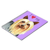 Ich Liebe meine Silky Terrier Notizblock (Linke Seite)
