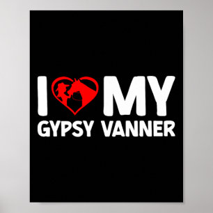 Ich Liebe meine Sinti und Roma Vanner Reiten Poster