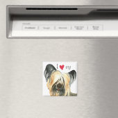 Ich Liebe meine Skye Terrier Magnet (In Situ (Geschirrspüler))