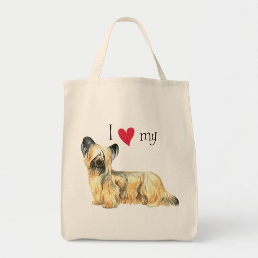 Ich Liebe meine Skye Terrier Tragetasche (Vorne)