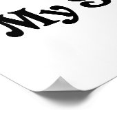 Ich Liebe meine Snookums Poster (Ecke)