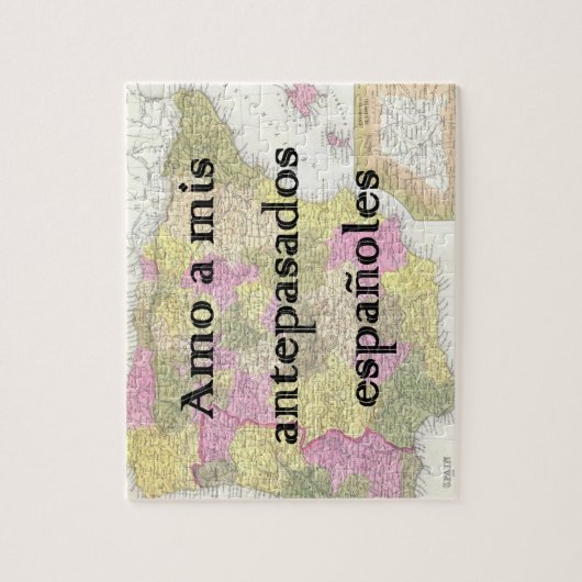 Ich Liebe meine spanischen Vorfahren | Benutzerdef Puzzle (Vertikal)