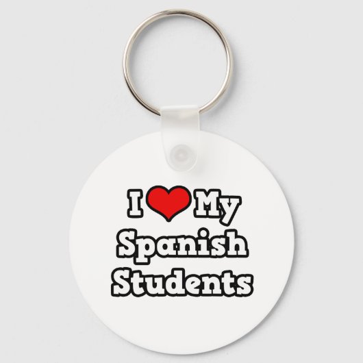 Ich Liebe meine Spanischschüler Schlüsselanhänger (Vorderseite)