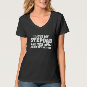 Ich Liebe meine Stepdad Proud Son-Tochter, die mit T-Shirt