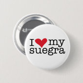 Ich Liebe meine Suegra (Mutter im Gesetz) Button (Vorne & Hinten)