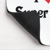Ich Liebe meine Super-Frau Mousepad (Ecke)