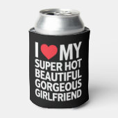 Ich Liebe meine super heiße wunderschöne Freundin Dosenkühler (Kanne Vorderseite)