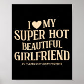 Ich Liebe meine superheiße Freundin, bitte. Poster (Vorne)