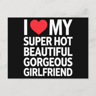 Ich liebe meine superheiße schöne atemberaubende F Postkarte