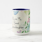 Ich Liebe meine süße Enkeltochter Tasse (Zentrum)