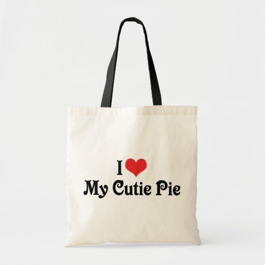 Ich Liebe meine Süsse Pie Tragetasche (Vorne)
