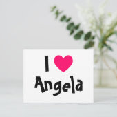 Ich Liebe meine süße Postkarte (Stehend Vorderseite)