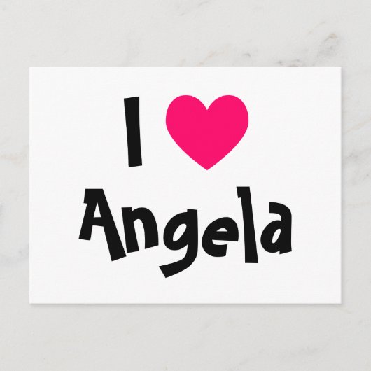 Ich Liebe meine süße Postkarte (Vorderseite)