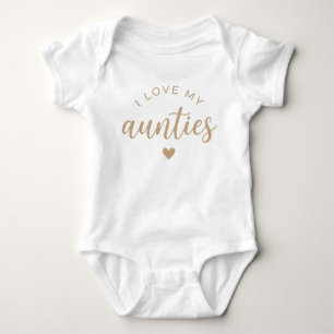 Ich liebe meine süßen Tanten Baby Strampler
