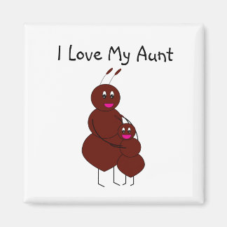 Ich Liebe meine Tante Ant Magnet