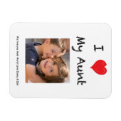 Ich Liebe meine Tante Foto Magnet Keepake (Horizontal)