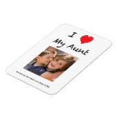 Ich Liebe meine Tante Foto Magnet Keepake (Linke Seite)