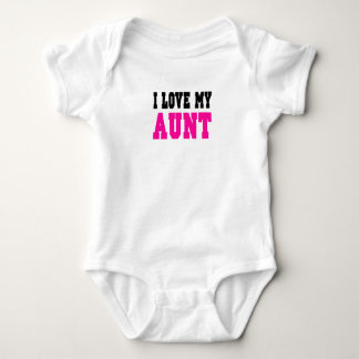 Ich liebe meine Tante (pink) Baby Strampler