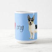 Ich Liebe meine Teddy Roosevelt Terrier Kaffeetasse (Mittel)