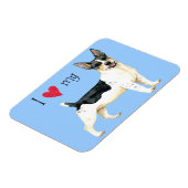 Ich Liebe meine Teddy Roosevelt Terrier Magnet (Linke Seite)