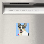 Ich Liebe meine Teddy Roosevelt Terrier Magnet (In Situ (Geschirrspüler))