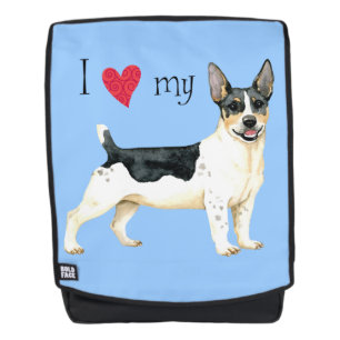 Ich Liebe meine Teddy Roosevelt Terrier Rucksack