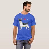 Ich Liebe meine Teddy Roosevelt Terrier T-Shirt (Vorne ganz)