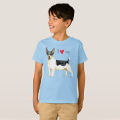 Ich Liebe meine Teddy Roosevelt Terrier T-Shirt (Vorne ganz)