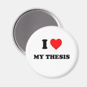 Ich Liebe meine Theorie Magnet (Vorderseite/Rückseite)