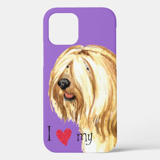Ich Liebe meine tibetische Terrier Case-Mate iPhone Hülle (Rückseite)