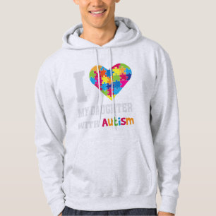 Ich Liebe meine Tochter mit Autismus - Stolz Mama  Hoodie