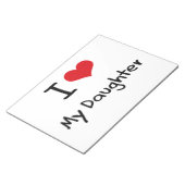 Ich Liebe meine Tochter Notizblock (angewinkelt)