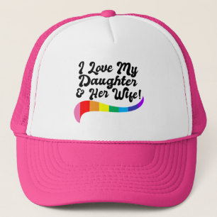 Ich liebe meine Tochter und ihre Frau, stolzer Elt Truckerkappe