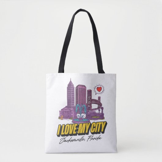 Ich Liebe meine Totentasche Tasche (Vorderseite)