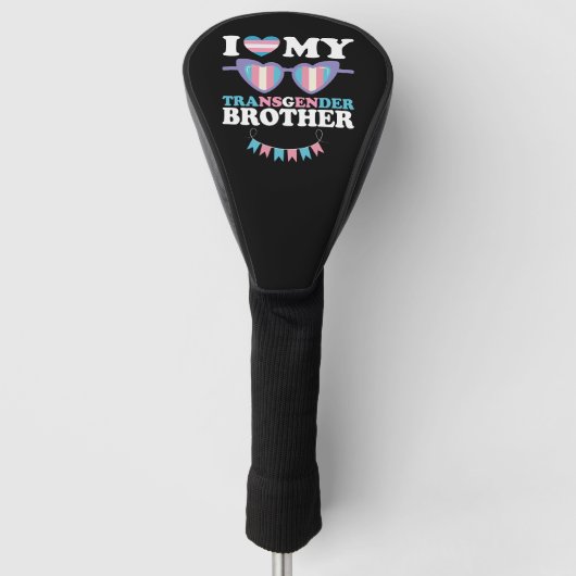 Ich Liebe meine Transgender-Brüderfamilie Trans LG Golf Headcover (Vorderseite)