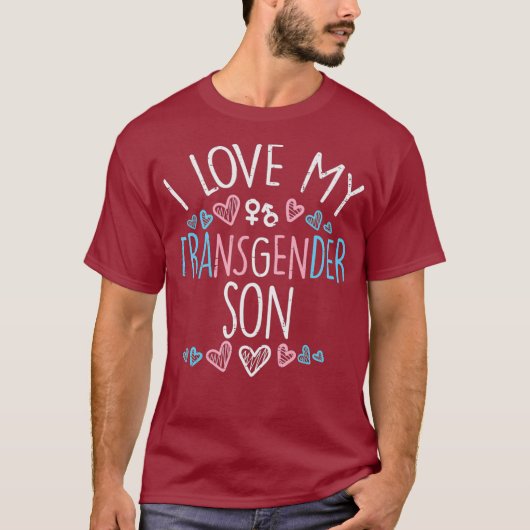 Ich Liebe meine Transgender-Sohn Transsexuelle Tra T-Shirt (Vorderseite)