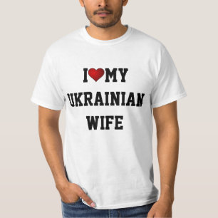 Ich Liebe meine ukrainische Ehefrau T-Shirt